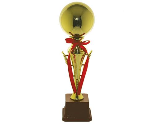 Brass Trophies with wooden base M – 11.75″